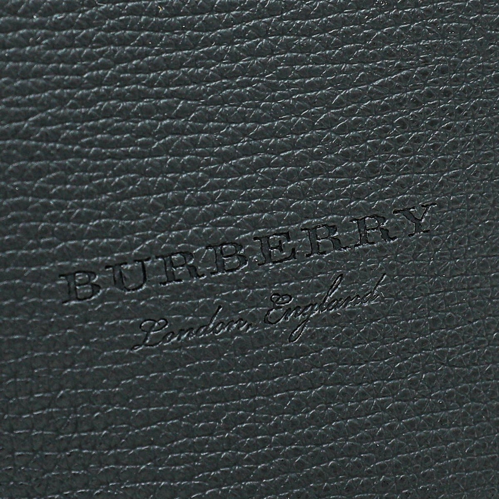 Burberry Black Haymarket Lorne Bucket Crossbody Small Bag