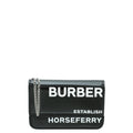 Burberry Black Horseferry Print Mini Jody Chain Card Case