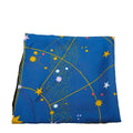 Burberry Black Multicolor Astrological Square Silk Scarf