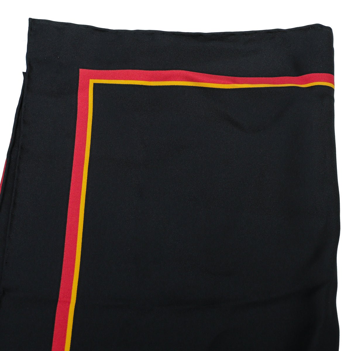 Burberry Black Multicolor Track Silk Square Scarf