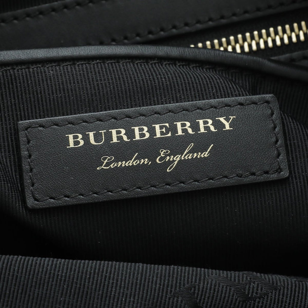 Burberry Black Nylon Large Rucksack Backpack Bag