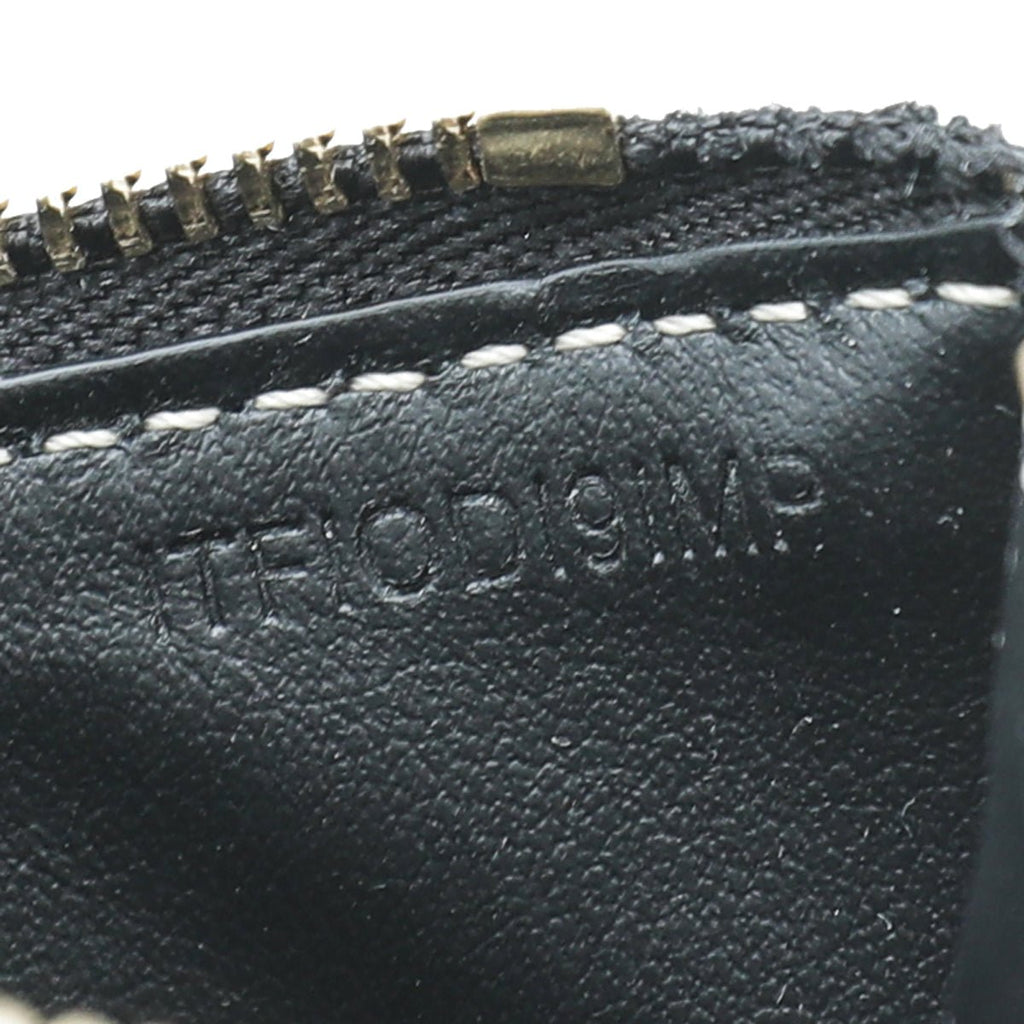 Burberry Black Olympia Fold Zip Wallet