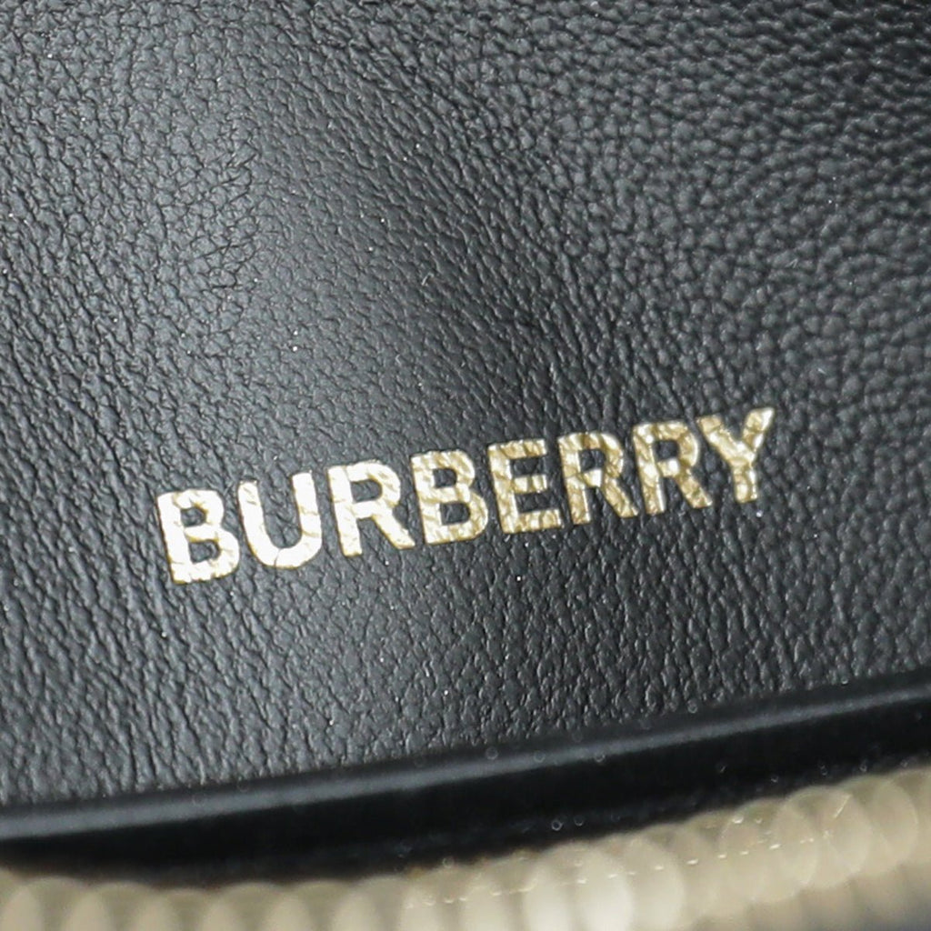 Burberry Black Olympia Studs Mini Zip Bag