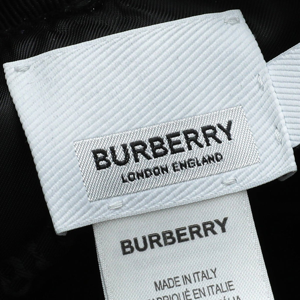 Burberry Black Pony Beret Large Hat