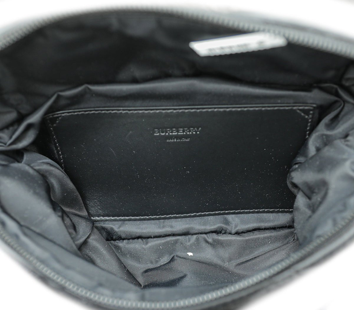 Burberry Black Sonny Diamond Quilted Belt Bag