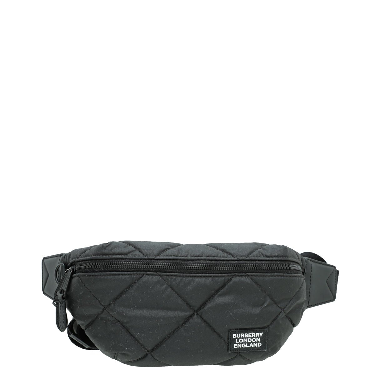 Burberry Black Sonny Diamond Quilted Belt Bag