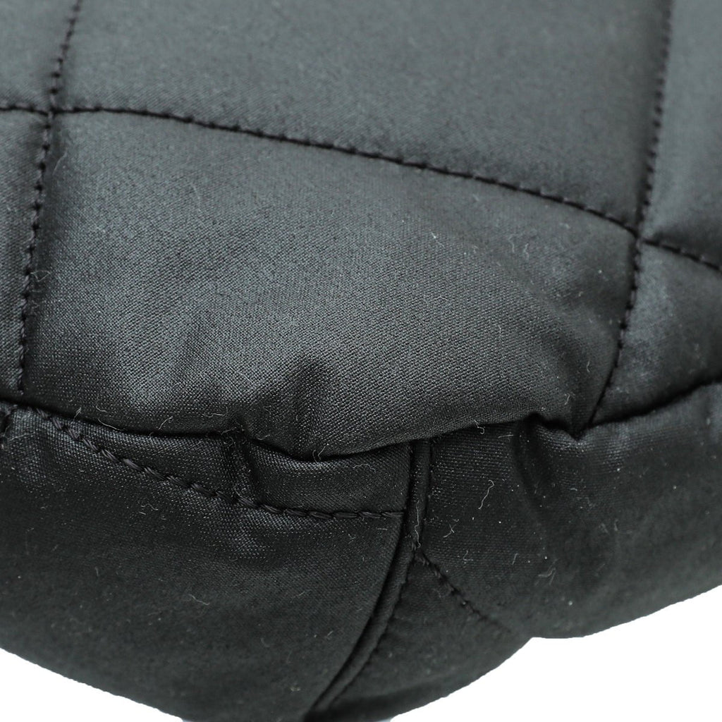 Burberry Black Sonny Diamond Quilted Belt Bag