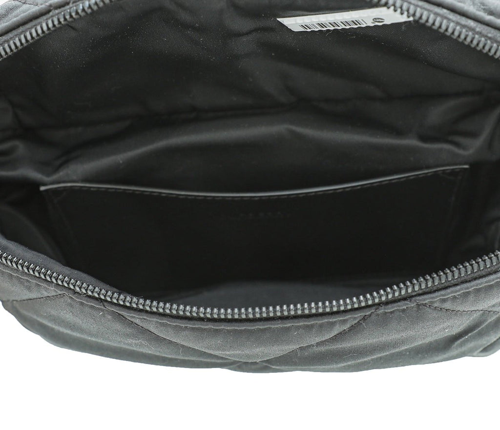 Burberry Black Sonny Diamond Quilted Belt Bag