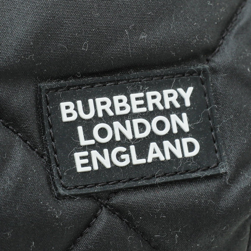 Burberry Black Sonny Diamond Quilted Belt Bag