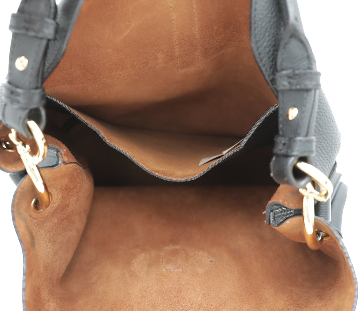 Burberry Black Sycamore Buckle Hobo Medium Bag