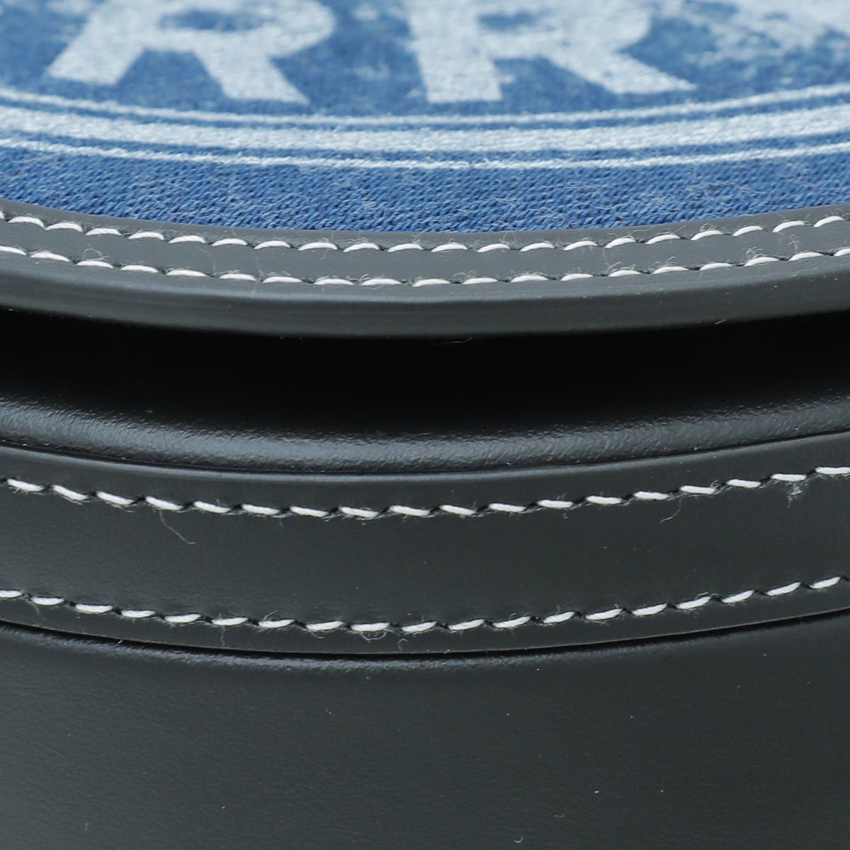 Burberry Blue Graphic Denim Olympia Bag