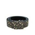 Burberry Bridle Brown Monogram Covered Clip Belt 44
