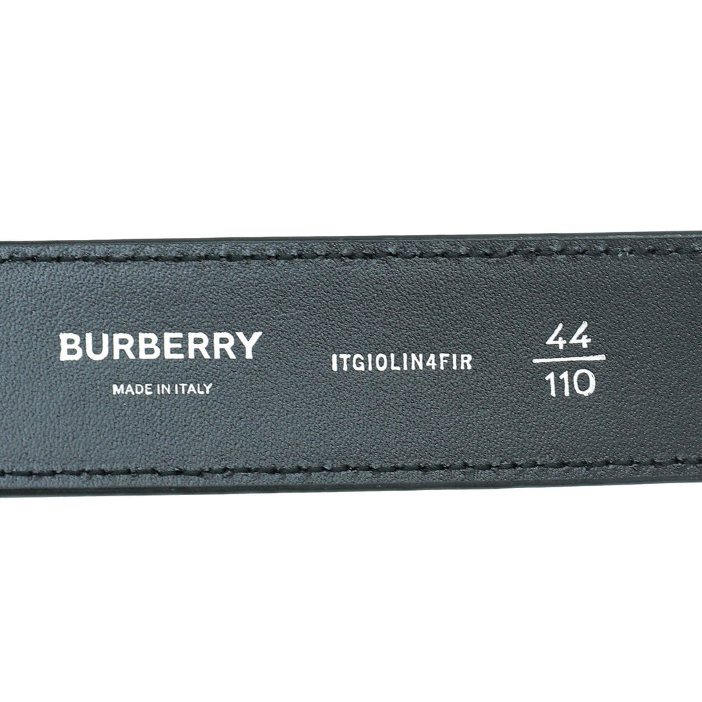 Burberry Bridle Brown Monogram Covered Clip Belt 44