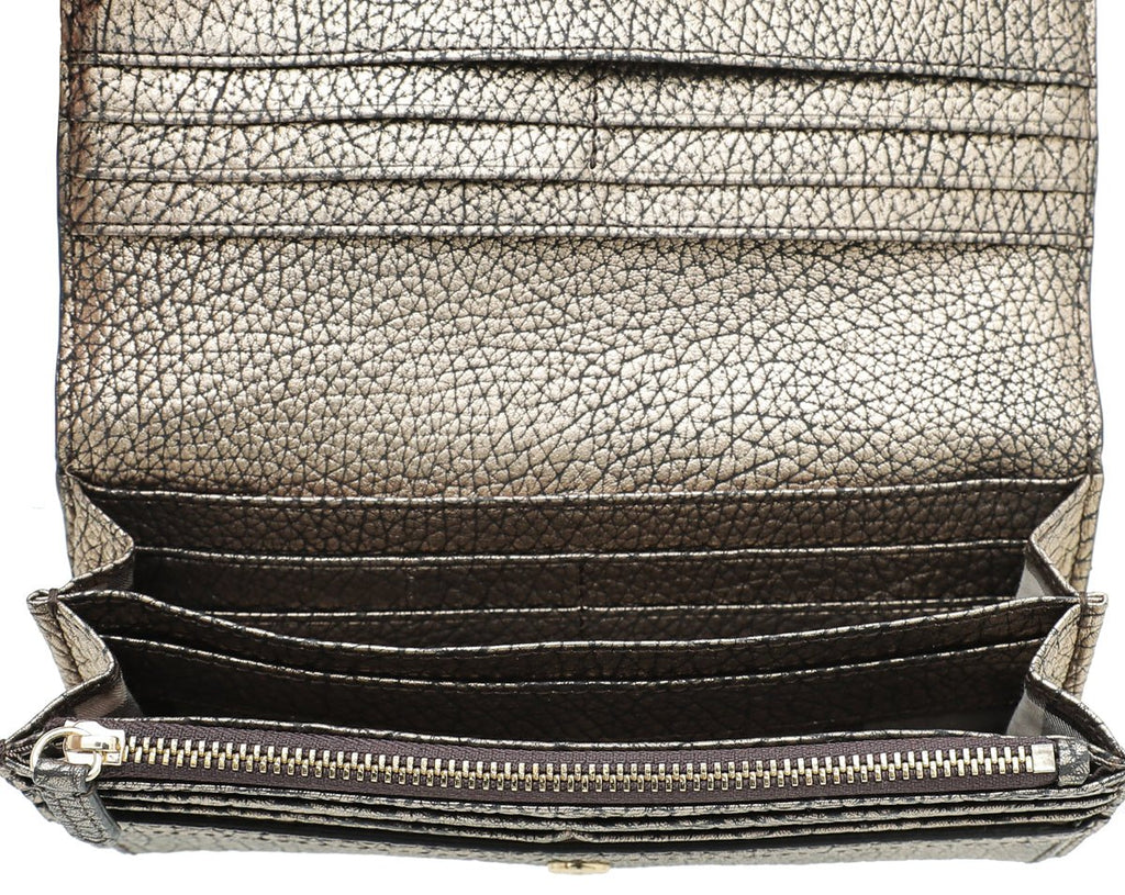 Burberry Bronze Continental Wallet