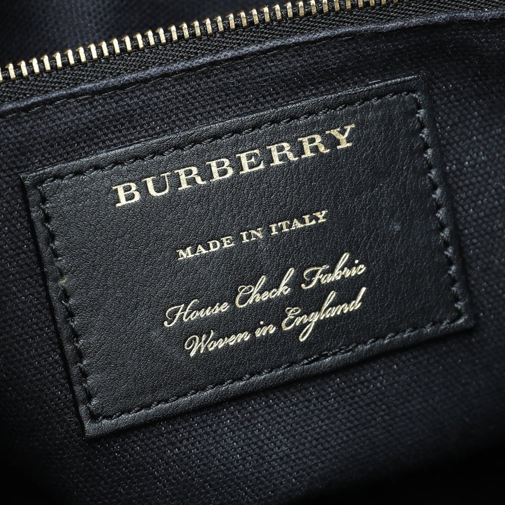 Burberry Brown Banner Tote Small Bag