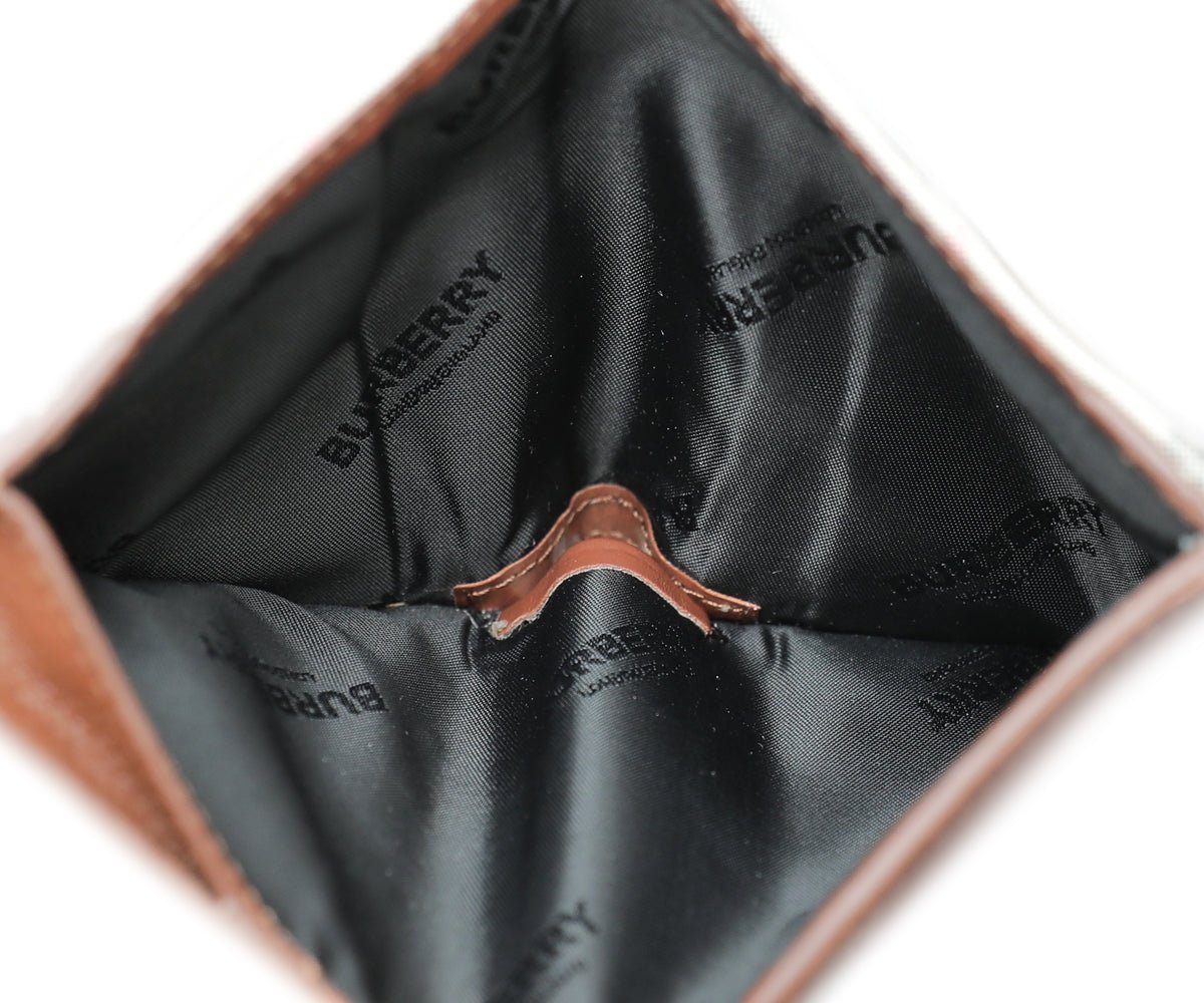 Burberry Brown Lila Vintage Check Small Wallet
