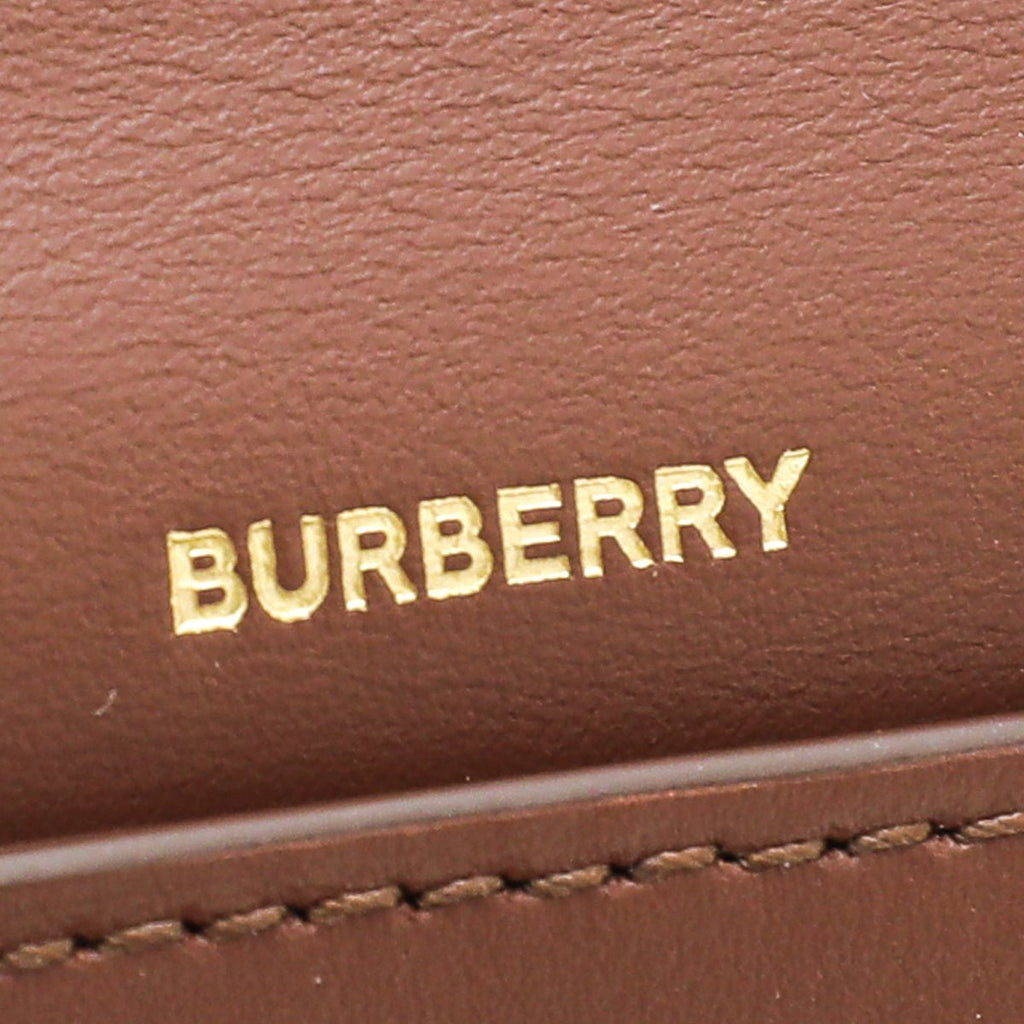 Burberry Brown Lila Vintage Check Small Wallet