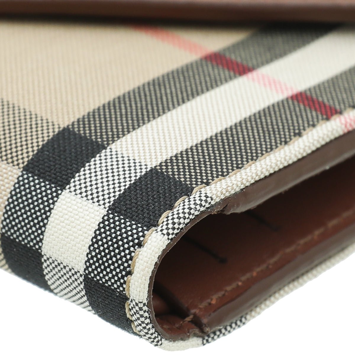 Burberry Brown Lila Vintage Check Small Wallet