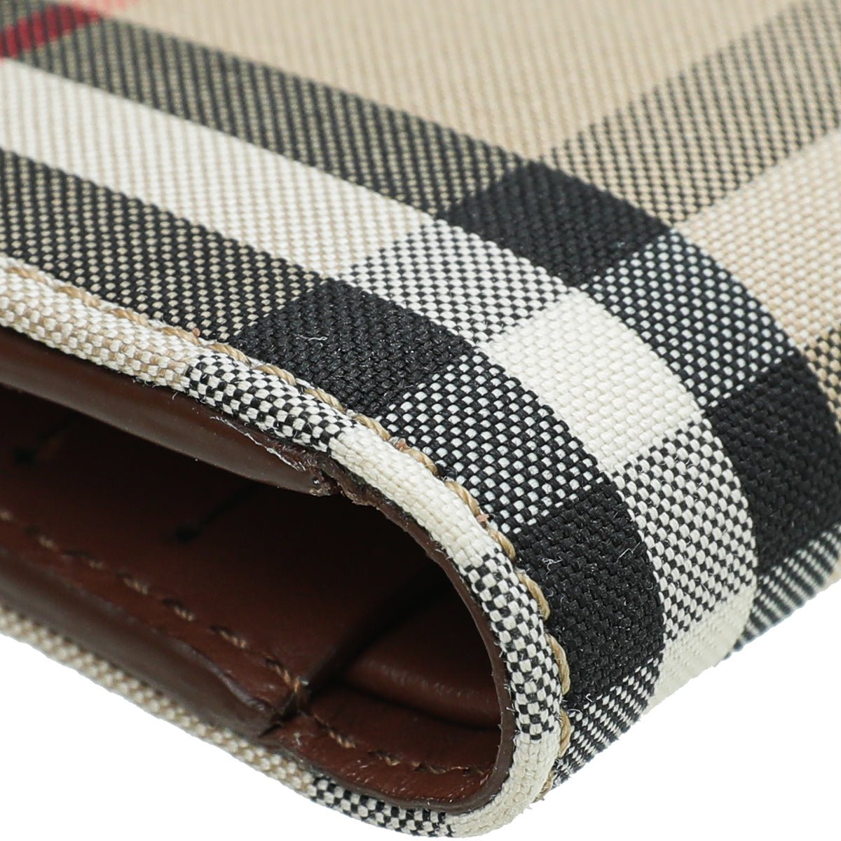 Burberry Brown Lila Vintage Check Small Wallet