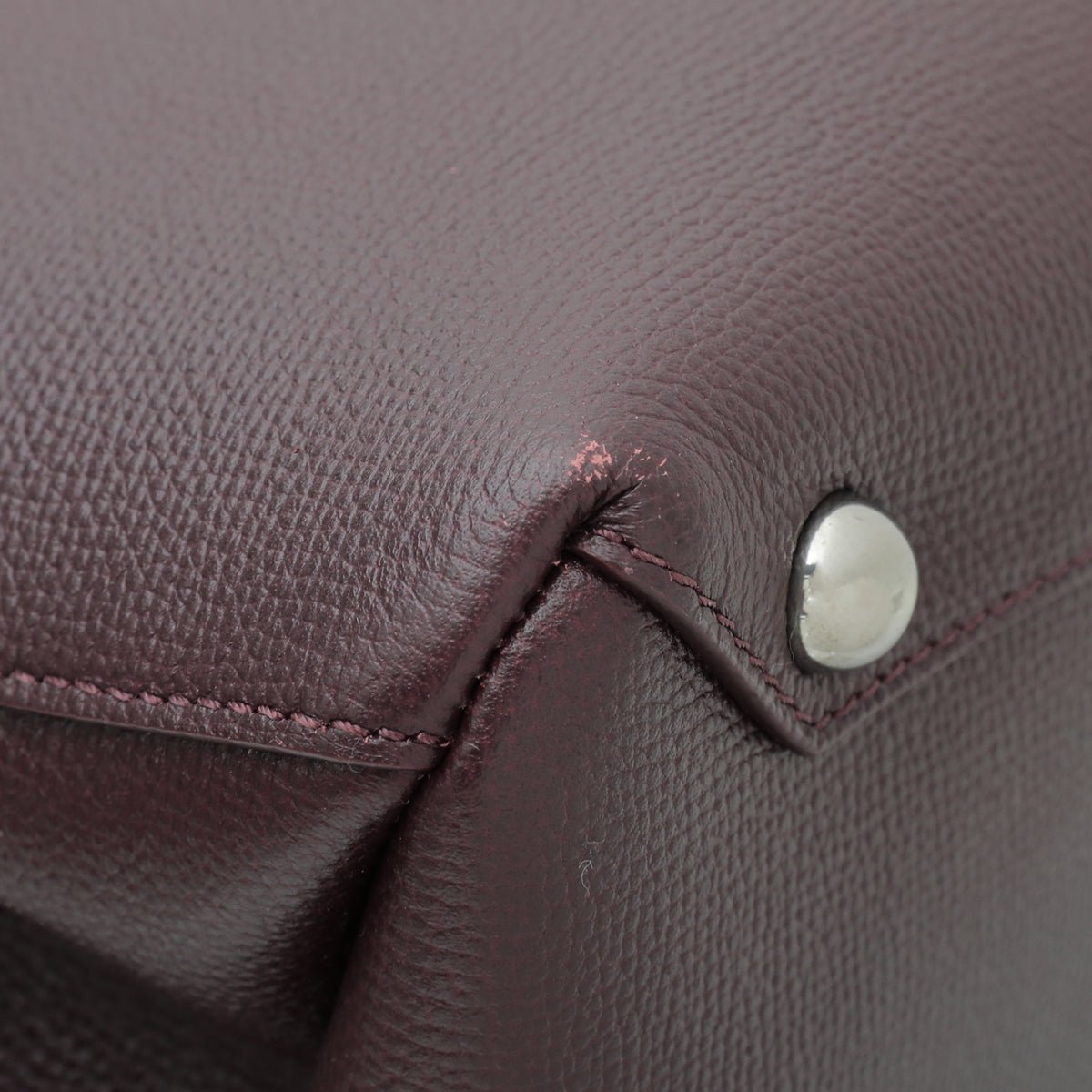 Burberry Burgundy Vintage Check Banner Tote Medium Bag