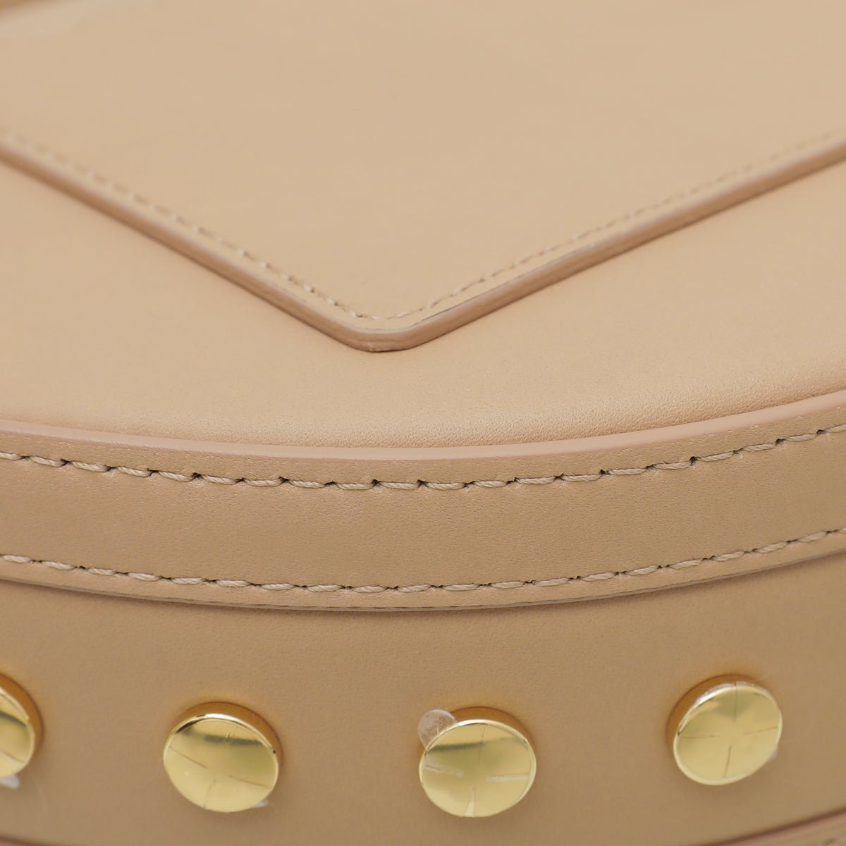 Burberry Cool Beige Olympia Studs Flap Bag