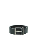 Burberry Dark Charcoal Check Reversible Clarke Belt 34