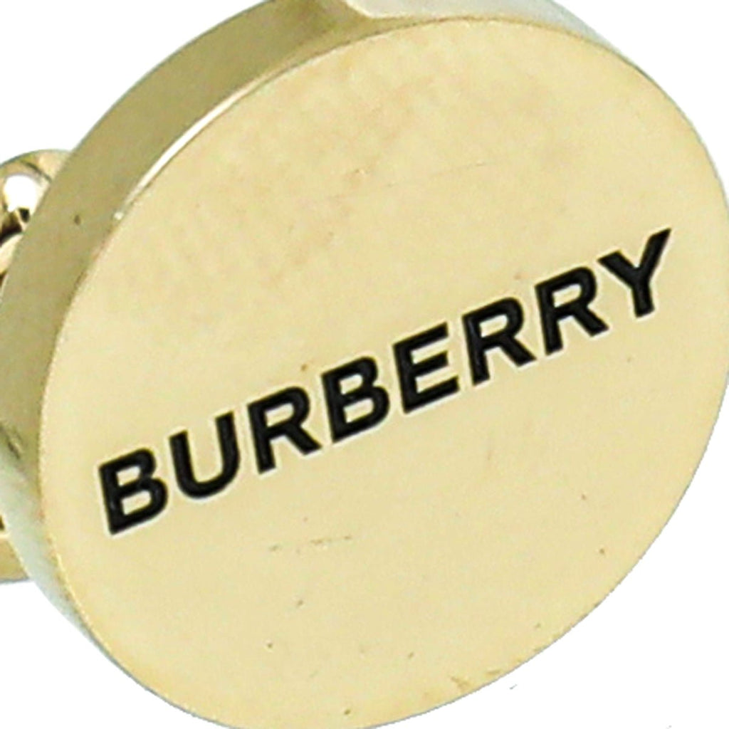 Burberry Gold Logo Cuff Links