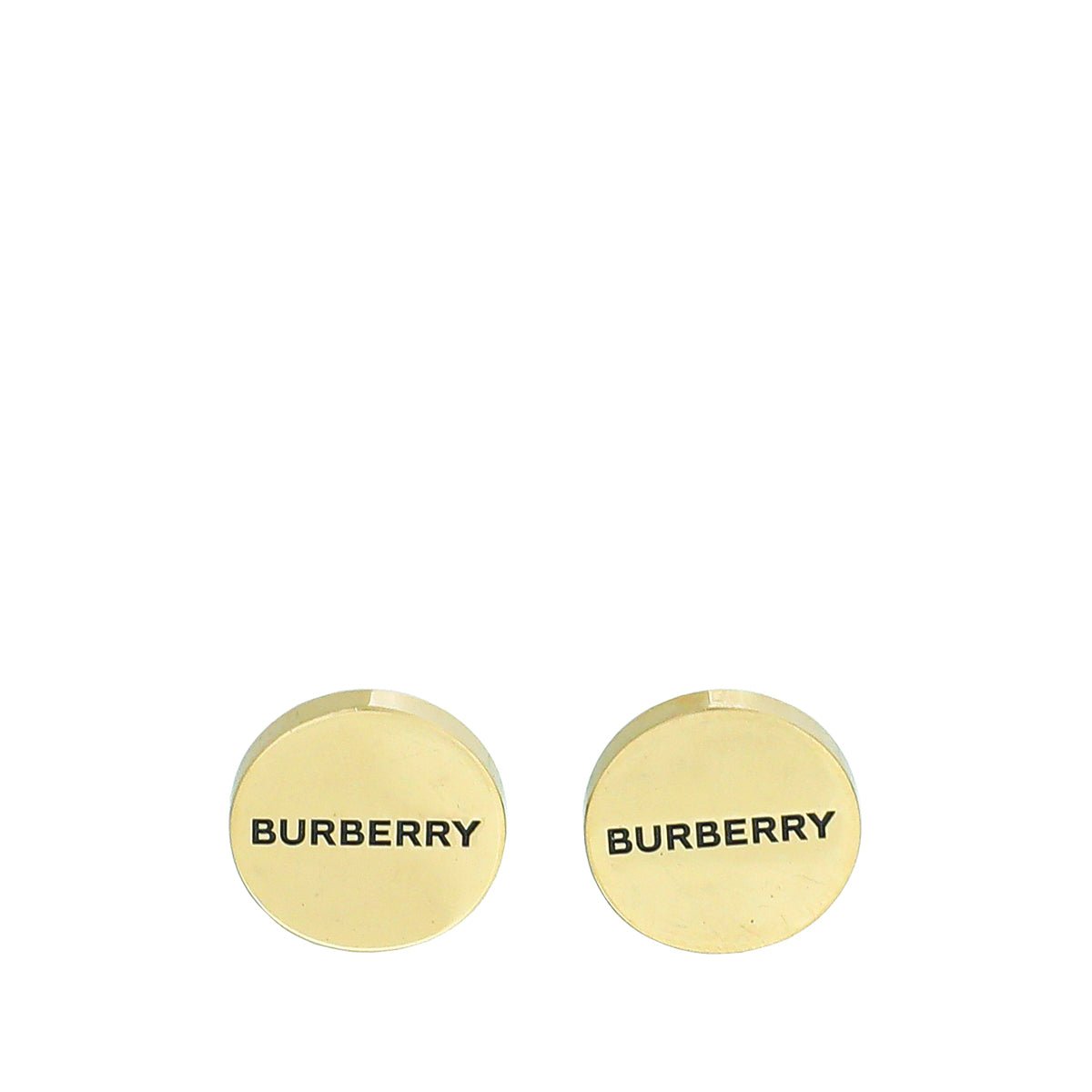 Burberry Gold Logo Cuff Links