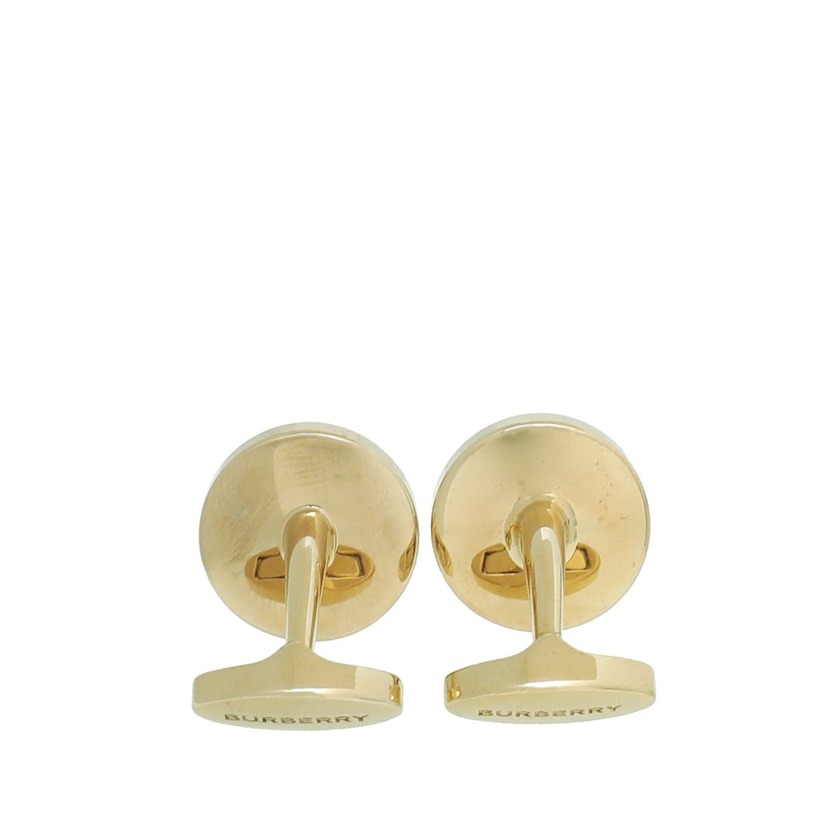 Burberry Gold Logo Cuff Links