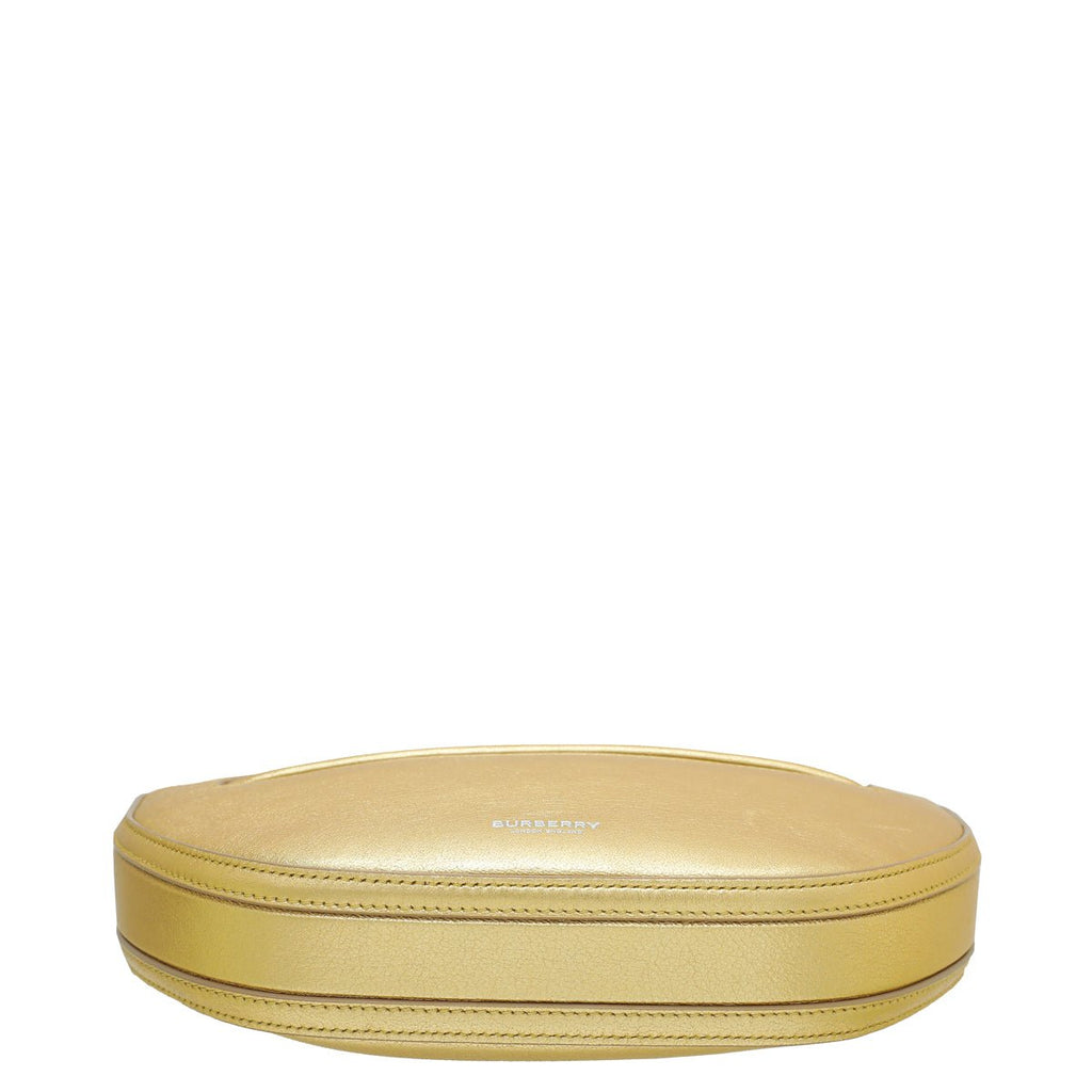 Burberry Gold Olympia Mini Chain Zip Bag