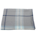 Burberry Grey Giant Check Gauze Scarf