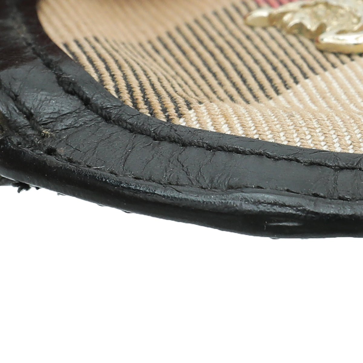 Burberry Haymarket Black Coin Purse Key Holder