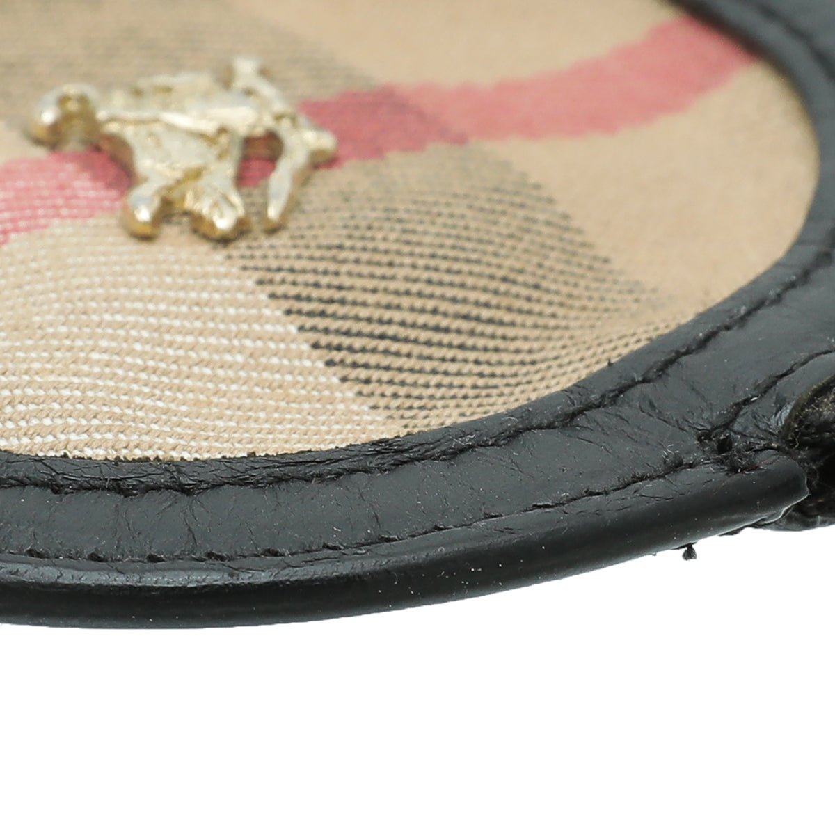 Burberry Haymarket Black Coin Purse Key Holder