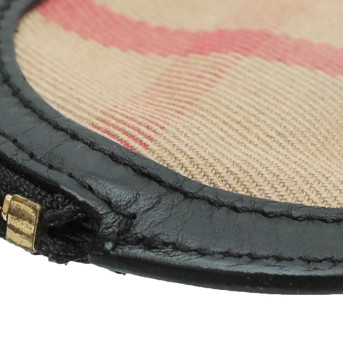 Burberry Haymarket Black Coin Purse Key Holder