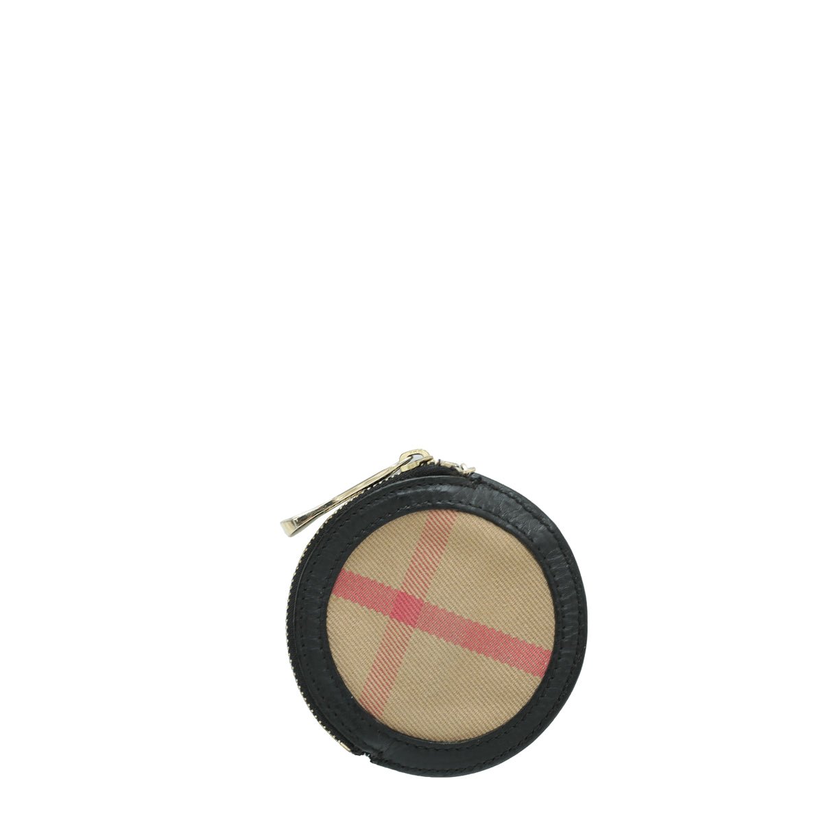 Burberry Haymarket Black Coin Purse Key Holder
