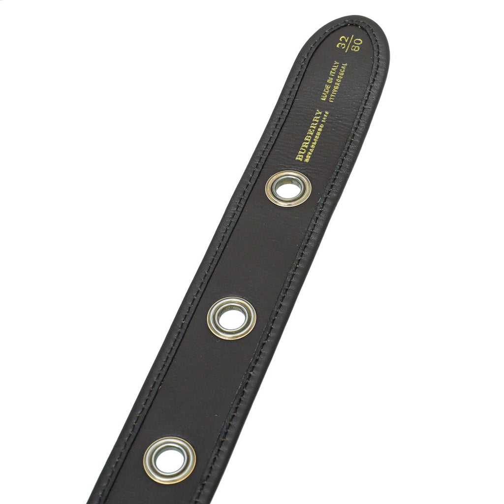 Burberry Haymarket Check Eyelight Belt 32