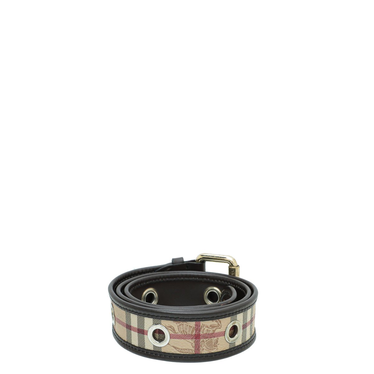 Burberry Haymarket Check Eyelight Belt 32