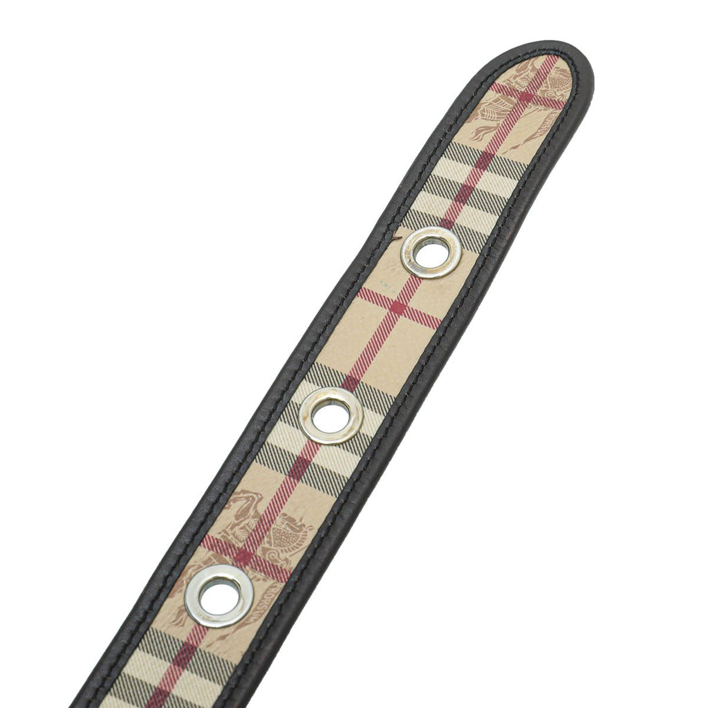 Burberry Haymarket Check Eyelight Belt 32