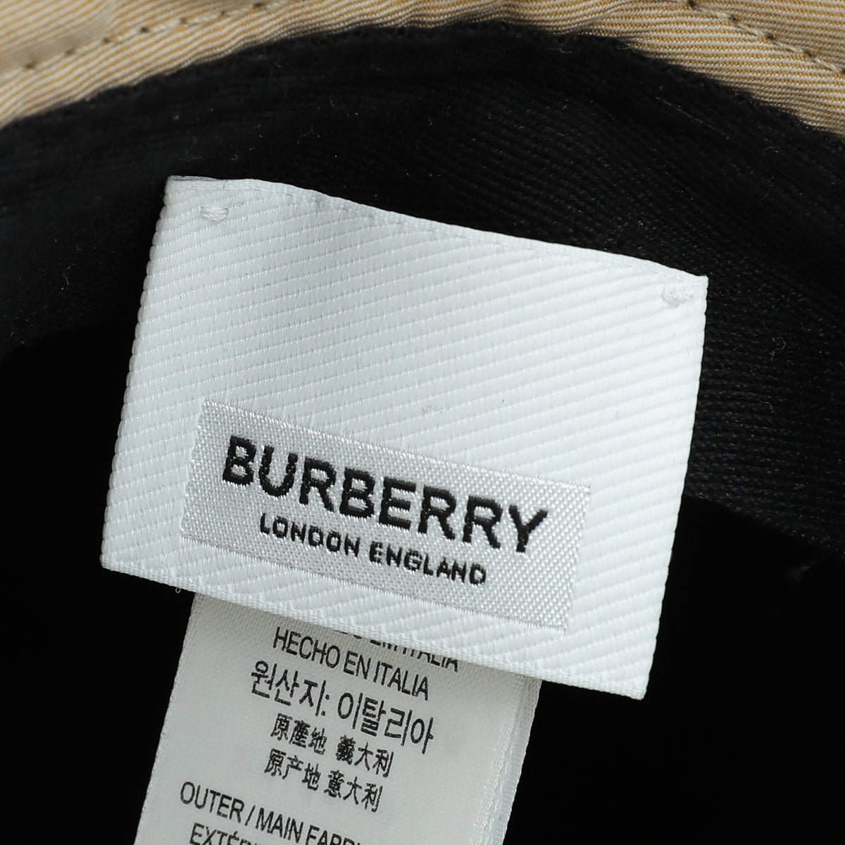 Burberry Honey Trucker Bucket Medium Hat