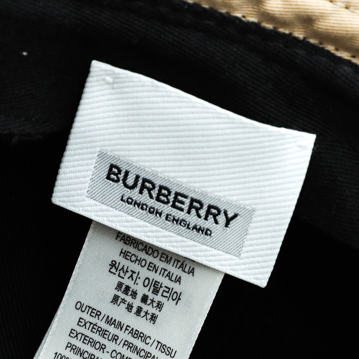 Burberry Honey Trucker Bucket Small Hat