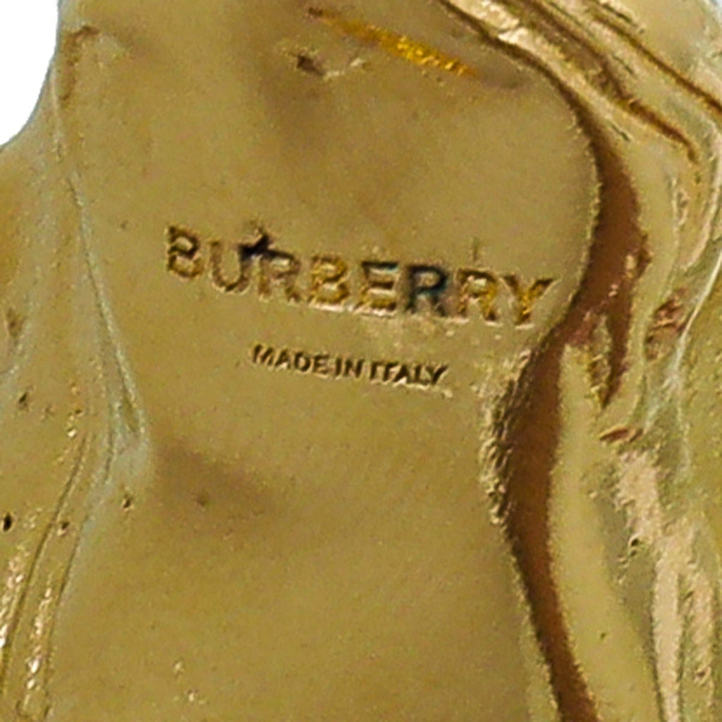 Burberry Ivory Oyster Enamel Mother Of Pearl Brooch