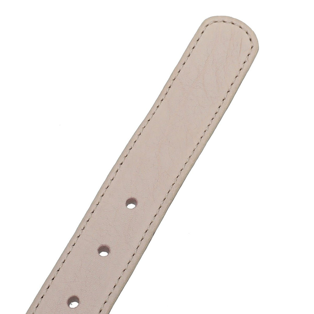 Burberry Light Pink Logo Buckle Belt 44