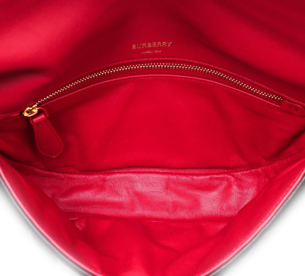 Burberry Oak Brown Soft Olympia Small Bag