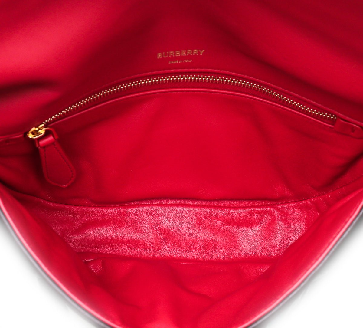 Burberry Oak Brown Soft Olympia Small Bag