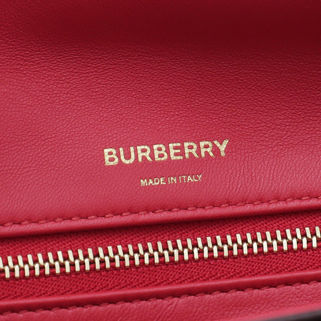 Burberry Oak Brown Soft Olympia Small Bag