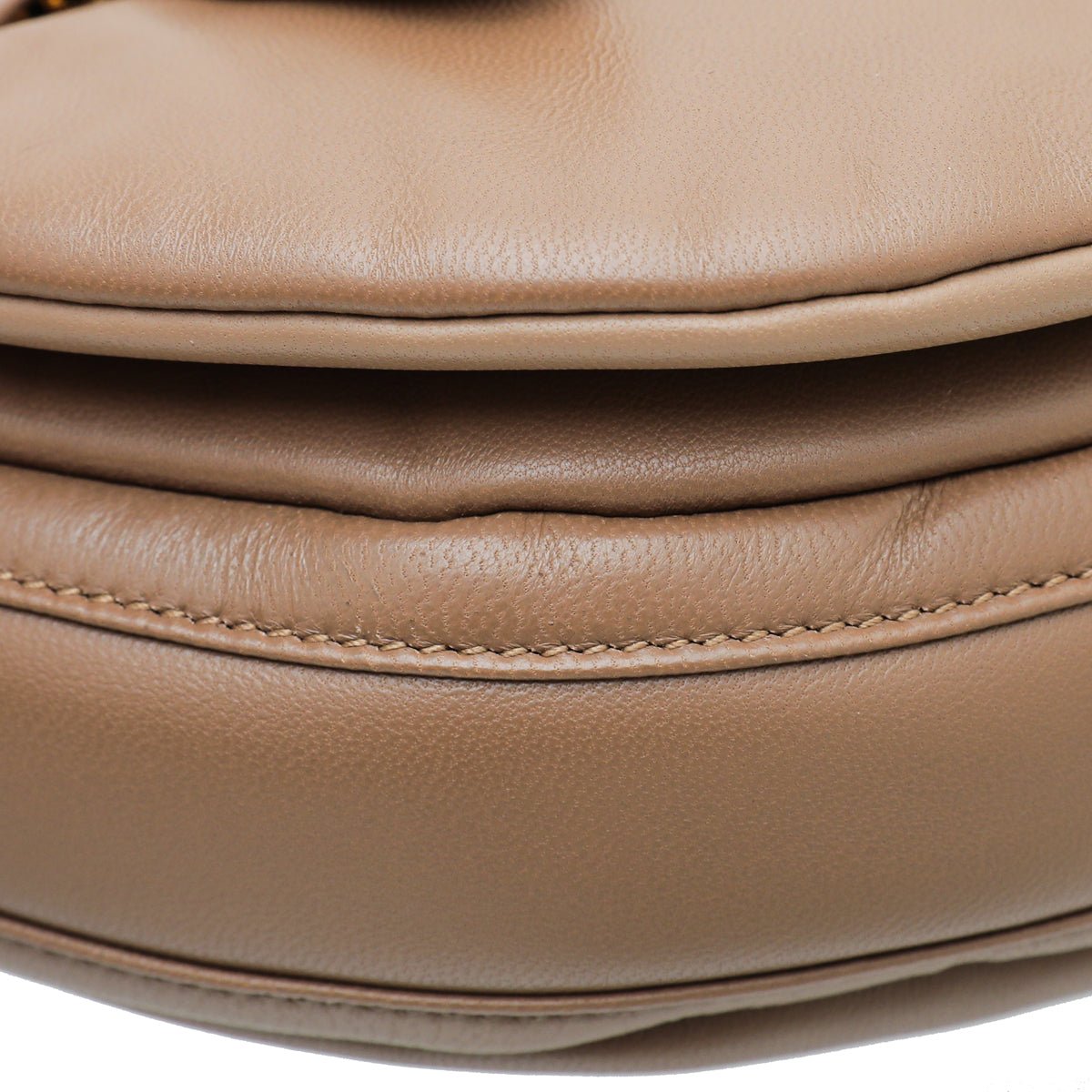 Burberry Oak Brown Soft Olympia Small Bag