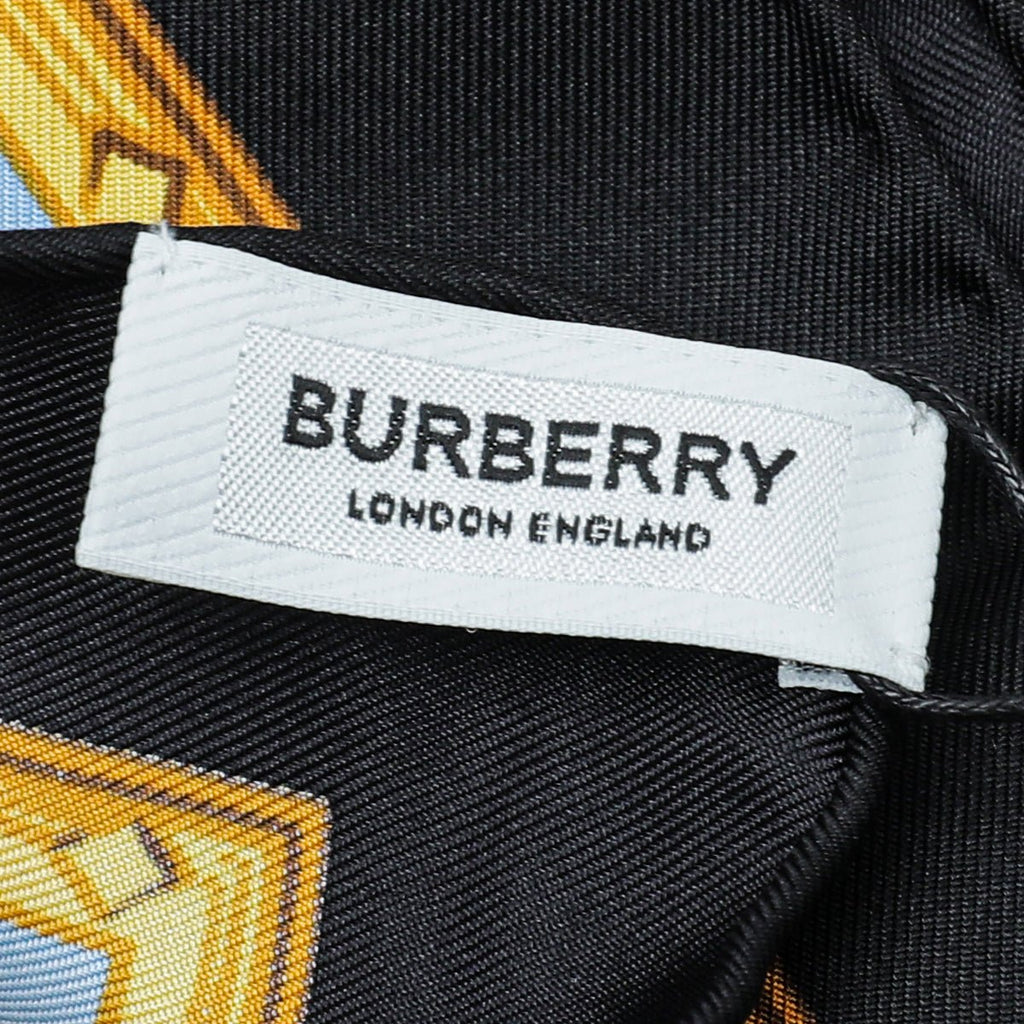 Burberry Oceanic Blue Astrological Square Silk Scarf