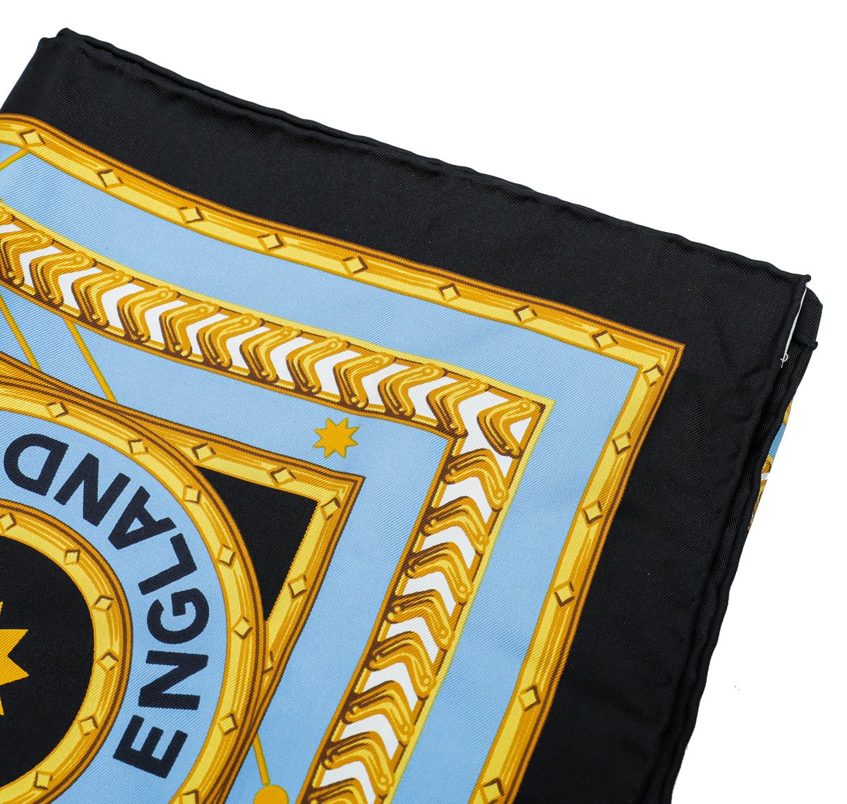 Burberry Oceanic Blue Astrological Square Silk Scarf