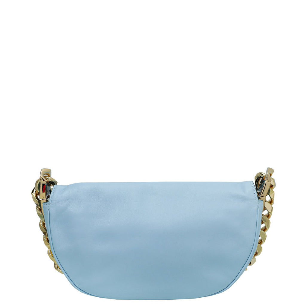Burberry Pale Blue Soft Olympia Small Chain Bag