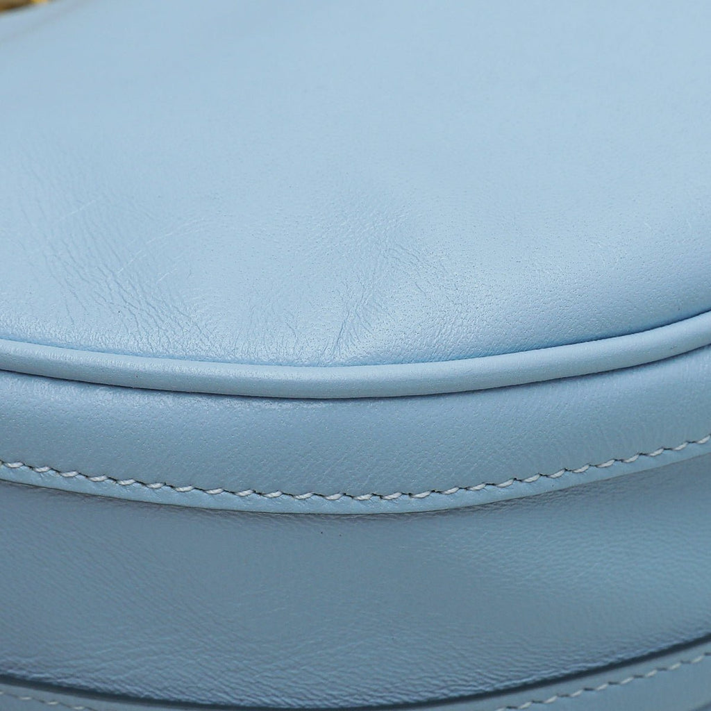 Burberry Pale Blue Soft Olympia Small Chain Bag